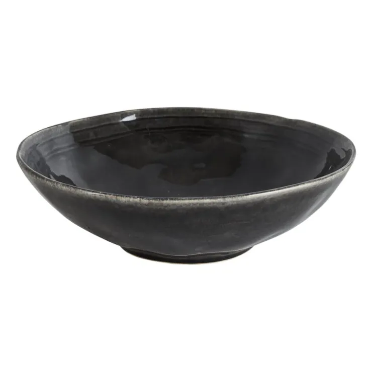 Xenos Schaal Toscane - zwart - ø30 cm- Schalen