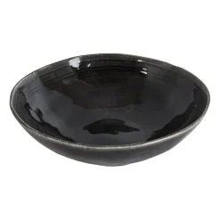 Xenos Schaal Toscane - zwart - ø30 cm- Schalen