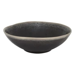 Xenos Schaal Toscane - zwart - ø24 cm- Schalen
