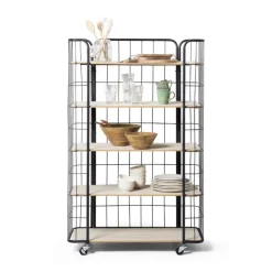 Xenos Schaal van mangohout - 26 cm- Buitenservies|Schalen