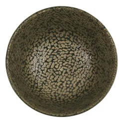 Xenos Schaal zoe - groen - ø11.5x6 cm- Schalen|Kommen