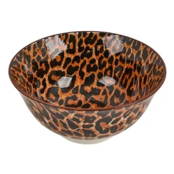 Xenos Schaal zoe - panter- ø15.5x7 cm- Schalen|Kommen