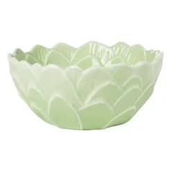 Xenos Schaaltje bloem - groen - ø14.5x6.6 cm- Schalen