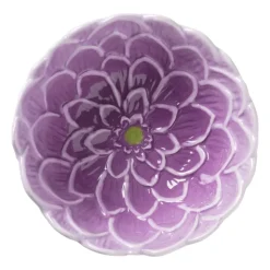 Xenos Schaaltje bloem - lila - ø14.5x6.6 cm- Schalen
