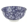 Xenos Schaaltje blue print - botanic - ⌀12 cm- Schalen|Kommen