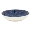 Xenos Schaaltje blue print - diamonds - ⌀14 cm- Tapasservies|Schalen
