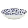 Xenos Schaaltje blue print - flowers - ⌀14 cm- Tapasservies|Schalen