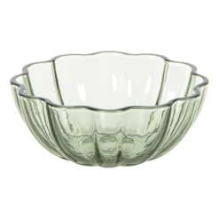 Xenos Schaaltje clover klein - groen - ø13x5.5 cm- Schalen|Kerstservies