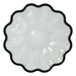Xenos Schaaltje clover klein - groen - ø13x5.5 cm- Schalen|Kerstservies