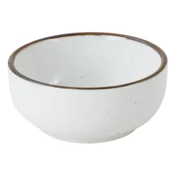 Xenos Schaaltje Emma - wit - ø7x3.5 cm- Tapasservies|Schalen