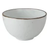 Xenos Schaaltje Emma - 12x7.5 cm - wit- Schalen|Kommen