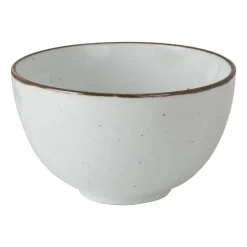 Xenos Schaaltje Emma - 12x7.5 cm - wit- Schalen|Kommen
