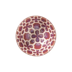 Xenos Schaaltje Nore klein - paars/geel - ø9.2x4.8 cm- Tapasservies|Schalen