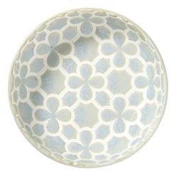 Xenos Schaaltje Nori rond - lichtblauw/wit - ø12x3.5 cm- Sushi Servies|Tapasservies