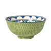 Xenos Schaaltje Rene middel - groen/blauw - ø12.3x5.8 cm- Tapasservies|Schalen