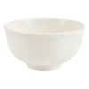 Xenos Schaaltje rond – wit – 11.5x6 cm- Schalen|Kommen