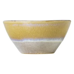 Xenos Schaaltje roots - oker - ø8.5x4 cm- Schalen
