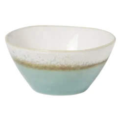 Xenos Schaaltje Roots - turquoise - ø8.5x4 cm- Schalen