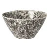 Xenos Schaaltje Roots - zwart/wit - ø15.7x8.2 cm- Schalen
