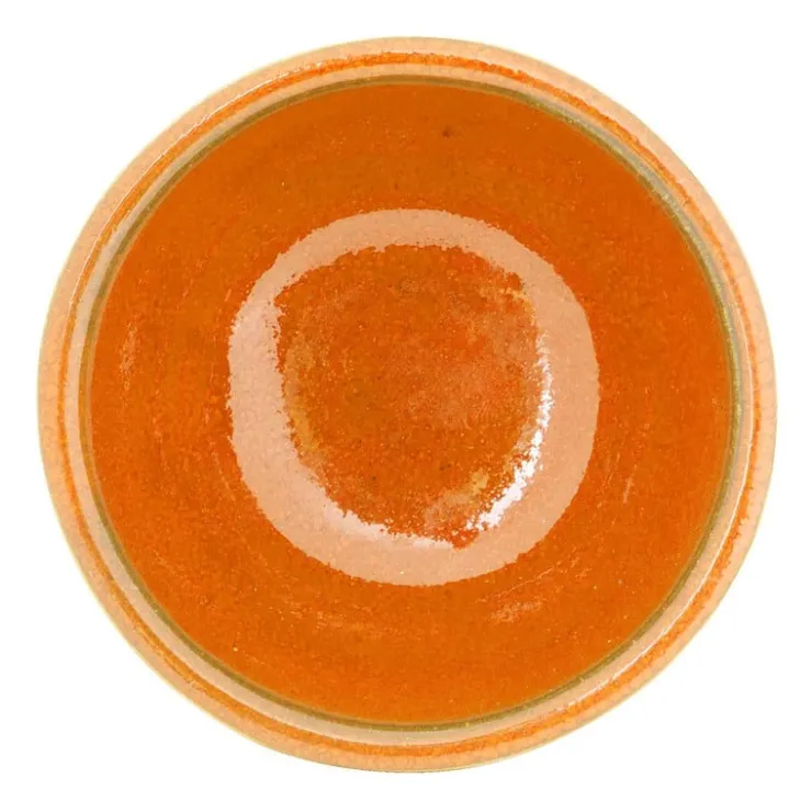 Xenos Schaaltje Selena - oranje - 8 cm- Schalen|Kommen