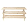 Xenos Schoenenrek 3-laags - hout - 40x77x26 cm- Schoenenrek