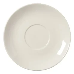 Xenos Schotel voor koffiekopje - porselein - ø15x2 cm- Thee Accessoires