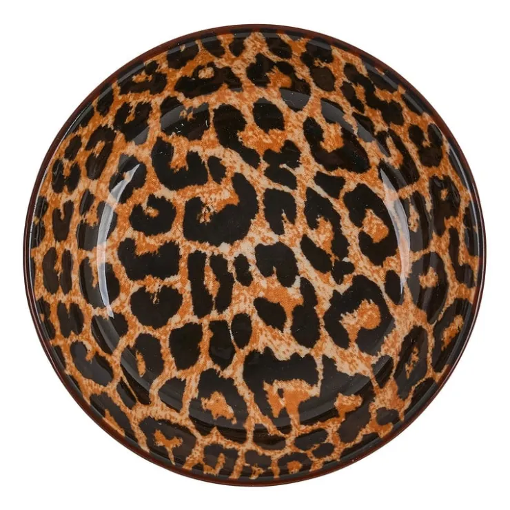 Xenos Schoteltje zoe - panter - ø9.5 cm- Thee Accessoires
