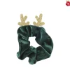 Xenos Scrunchie kerst - velvet - diverse kleuren- Kerstcadeaus