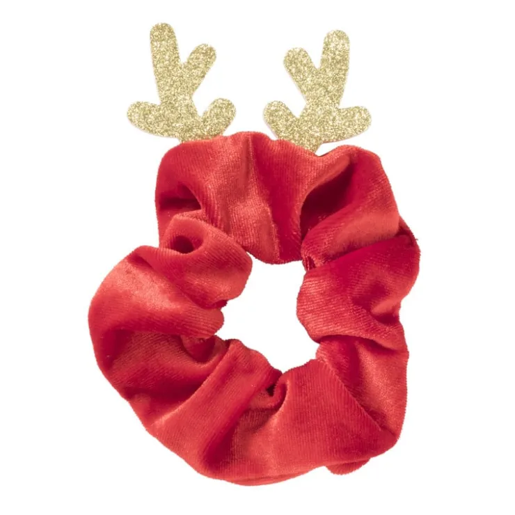 Xenos Scrunchie kerst - velvet - diverse kleuren- Kerstcadeaus