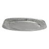 Xenos Serveerschaal - aluminium - 2.9x42.6x28.6 cm - set van 2- Wegwerpservies