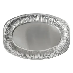 Xenos Serveerschaal - aluminium - 2.4x35.2x24.7 cm - set van 3- Wegwerpservies