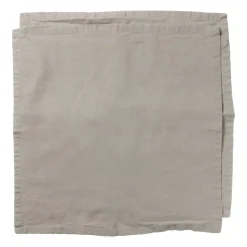 Xenos Servet zand - taupe - set van 2 - 40x40 cm- Kerst|Servetten