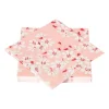 Xenos Servetten bloemenprint - 33x33 cm - set van 20- Papieren Servetten|Servetten