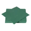 Xenos Servetten donkergroen - 33x33 cm - set van 20- Papieren Servetten|Servetten