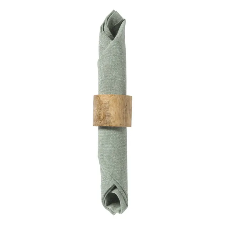Xenos Servetten groen - set van 2 - 40x40 cm- Kerst|Servetten