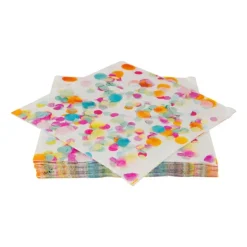 Xenos Servetten let's celebrate - set van 16- Papieren Servetten|Servetten