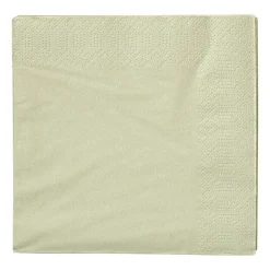 Xenos Servetten lichtgroen - 33x33 cm - set van 20- Papieren Servetten|Servetten