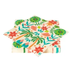 Xenos Servetten tropical - 33x33 cm - set van 20- Papieren Servetten|Servetten