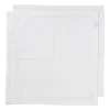 Xenos Servetten wit - set van 2 - 40x40 cm- Servetten|Kertservetten