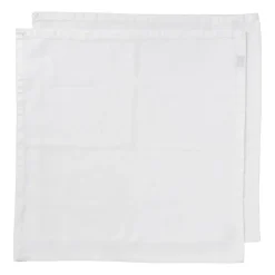 Xenos Servetten wit - set van 2 - 40x40 cm- Servetten|Kertservetten