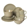 Xenos Serviesset - beige - 16-delig - 4 persoons - reactive glaze- Serviessets