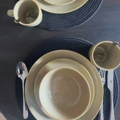 Xenos Serviesset - beige - 16-delig - 4 persoons - reactive glaze- Serviessets