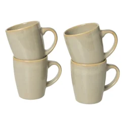 Xenos Serviesset - beige - 16-delig - 4 persoons - reactive glaze- Serviessets