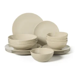 Xenos Serviesset - beige - 16-delig - 4-persoons- Serviessets|Kerstservies