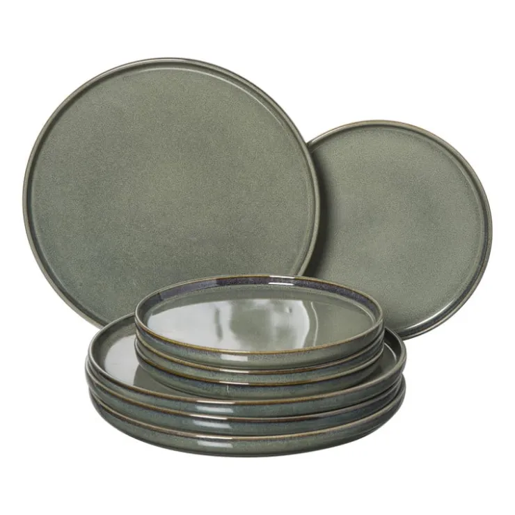 Xenos Serviesset 20-delig - groen - 4 persoons- Serviessets|Kerstservies