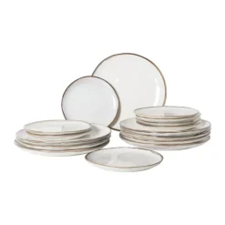 Xenos Serviesset Toscane - wit - 32-delig - 8 persoons- Serviessets