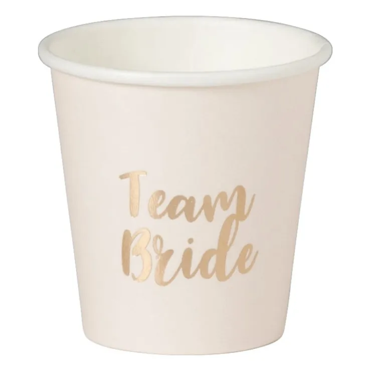 Xenos Shotglazen Team Bride - set van 10 - ø3.3x5 cm- Bruiloft|Shotglaasjes