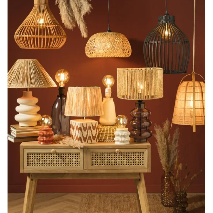 Xenos Sidetable Java met laden - bruin - 77.5x80x30 cm- Sidetables