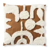 Xenos Sierkussen abstract - bruin - 45x45 cm- Kussens