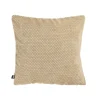Xenos Sierkussen met blokjes - beige - 45x45 cm- Kussens